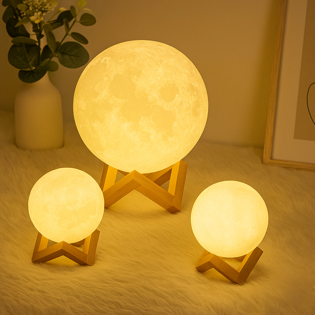 Galaxy Moon LED Night Light – Make Bedtime Magical