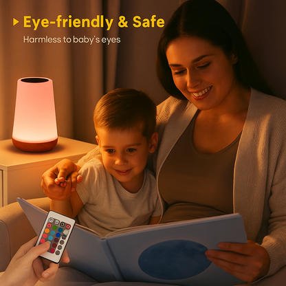 13 Color Changing Night Light – RGB Touch Dimmable LED Lamp
